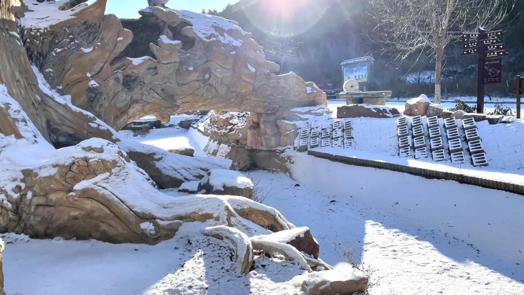 宛如仙境的景点,犹如仙境般的雪景