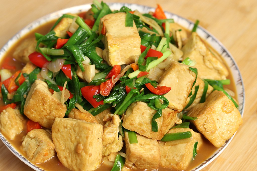 炒豆腐的正确做法,炒豆腐的简单的方法