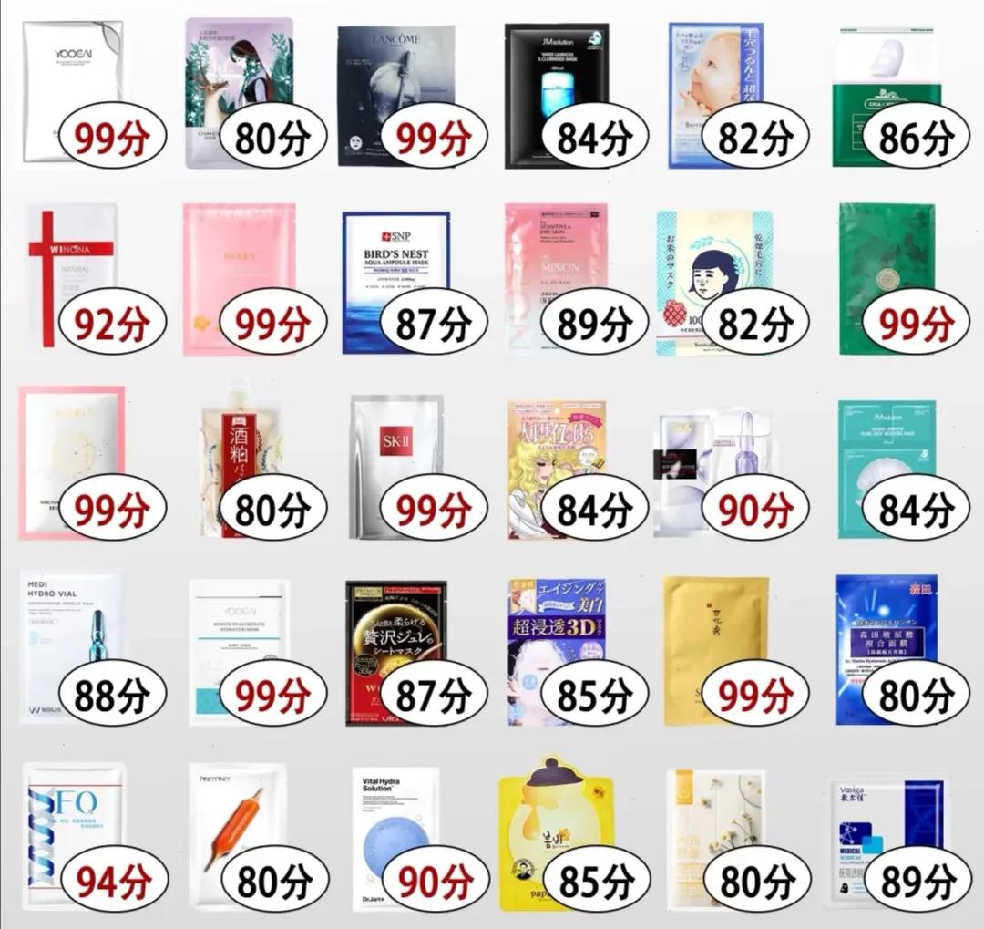 面膜推荐排行榜前十名贴片面膜,面膜推荐排行榜前十名爆款面膜