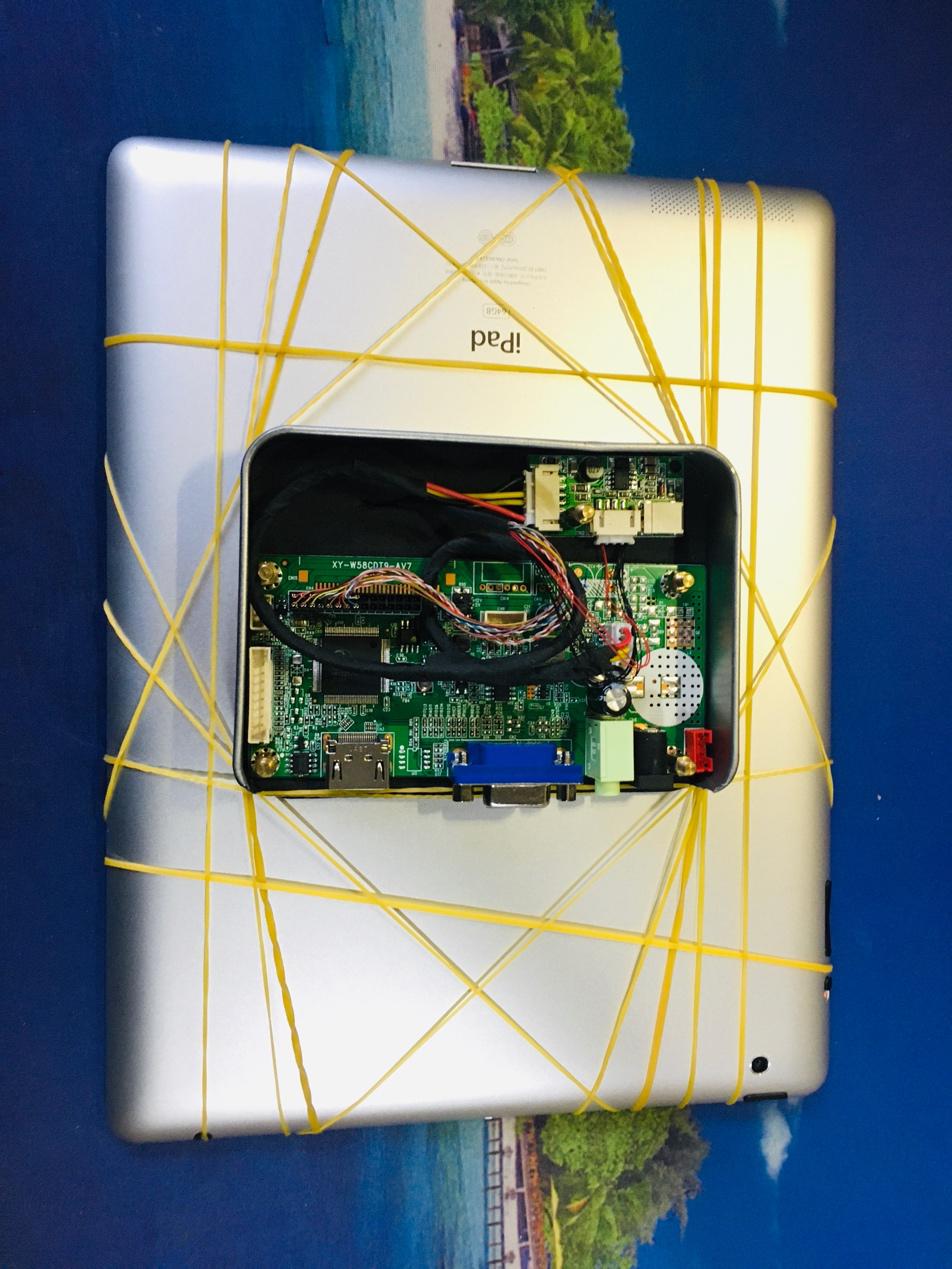废ipad改显示器,旧ipad改造diy便携显示器