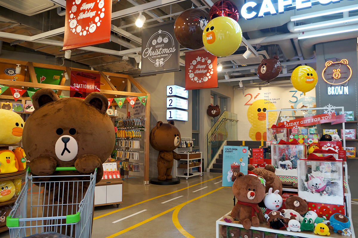 韩国linefriends店,韩国哪里买linefriends车载香水