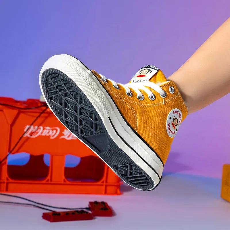 大嘴猴帆布鞋儿童加绒,女保暖鞋加绒加厚正品大嘴猴