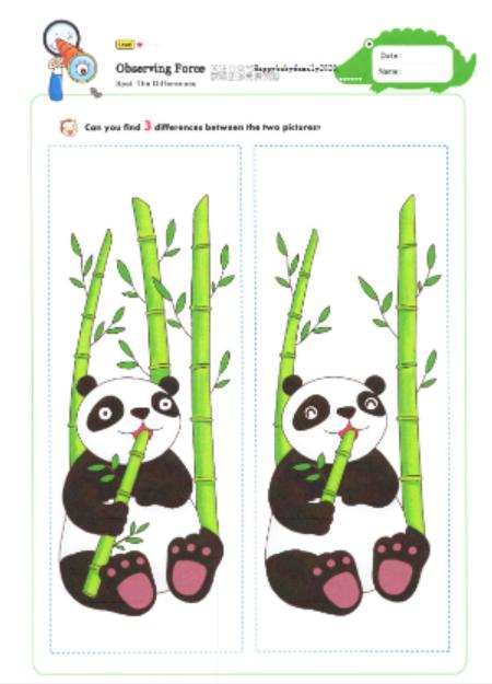 专注力游戏6到12岁视频,找不同游戏2-6岁儿童视频