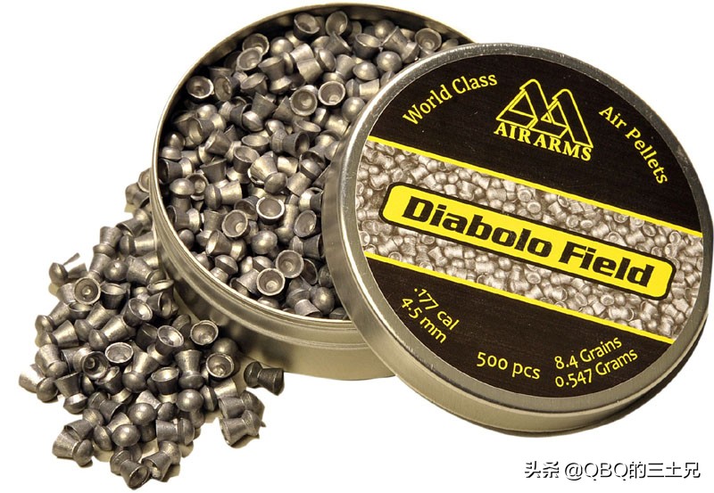 除了你熟悉的*弹铅**之外,世界上还有一多半的气枪,是打这种小球的