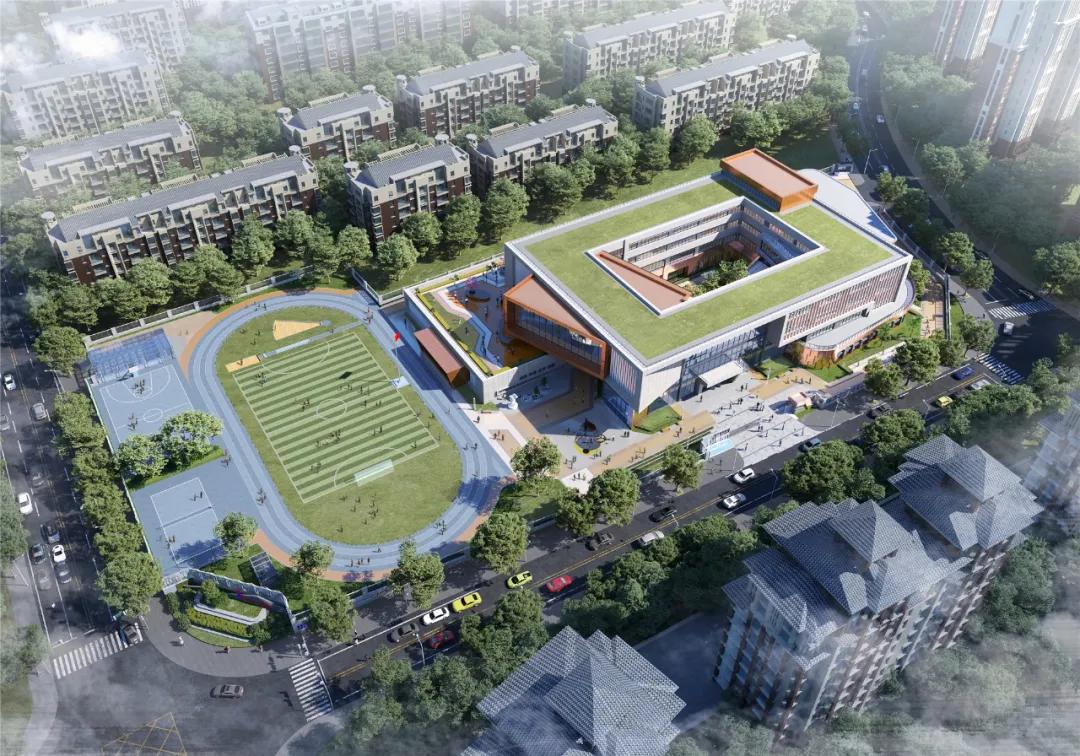 青岛夏庄三台新校区项目高密度社区中的教育之窗/北洋设计