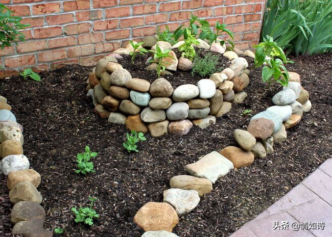 奇石花园风格,各种造型石头花园装饰