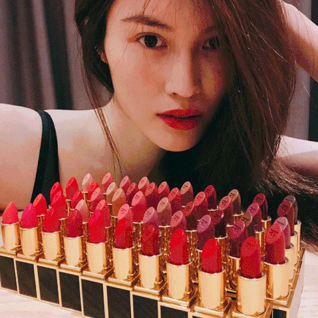 tomford汤姆福特黑管唇膏口红,tomford汤姆福特经典黑管口红