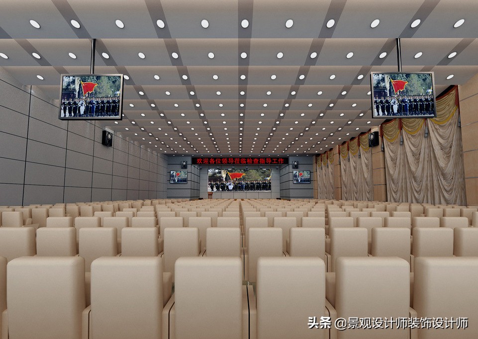 多功能厅设计案例参考图,家庭多功能厅装修效果图