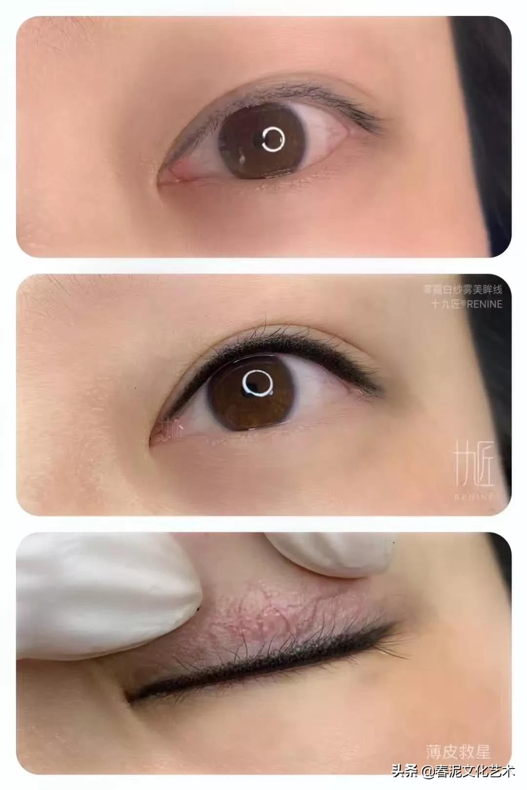 蓝色美瞳线变蓝怎么处理,美瞳线如何留色更好