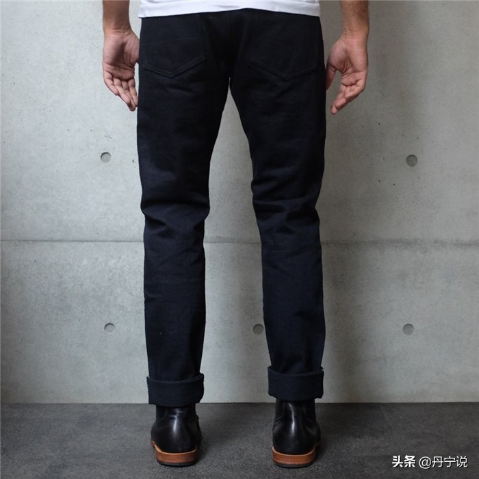 力量之王黑豹牛仔裤来了，日本小猪推出神秘的18oz黑色原牛