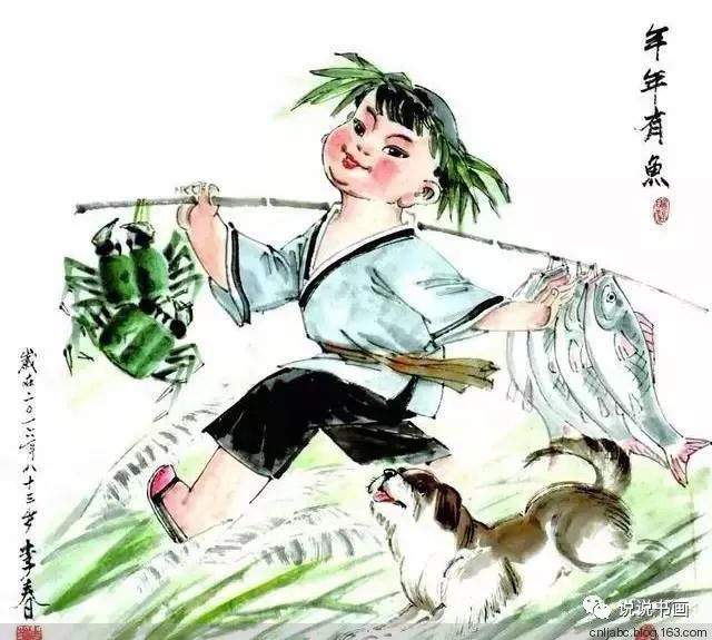 中国儿童国画杰作,国画小儿童