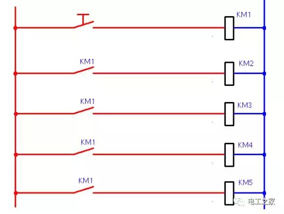 接触器点动正反转控制电路图,交流接触器控制不间断电路