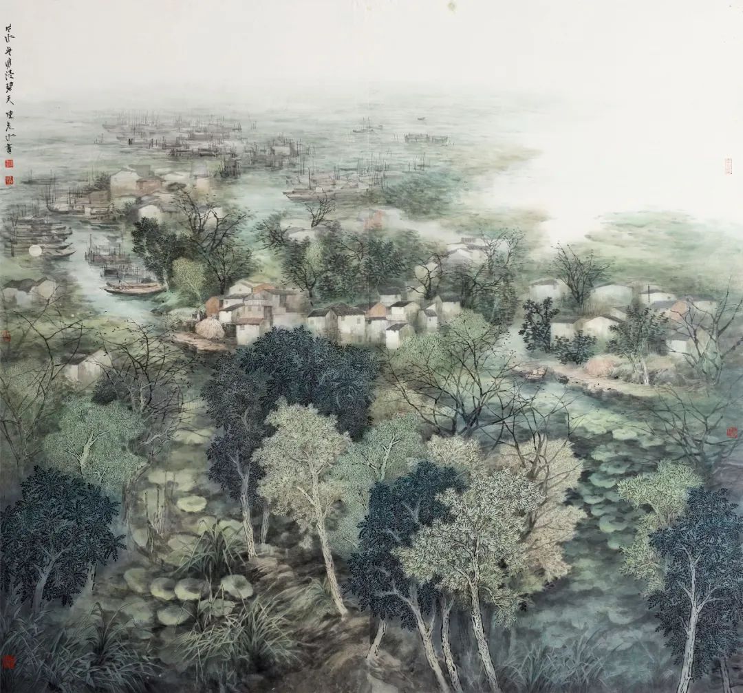 充满诗情画意的山水田园风光,慢慢体味令人陶醉的田园山水韵味