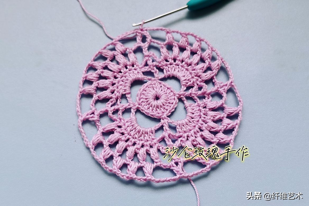 #手工编织#钩针花样解药不仅高清,居然还有海市蜃楼的梦幻感很美