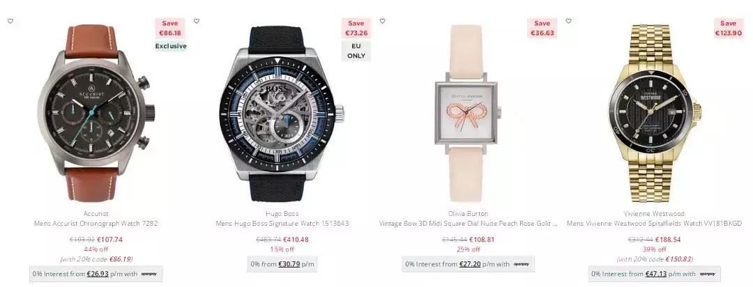 英国手表折扣,英国大牌手表