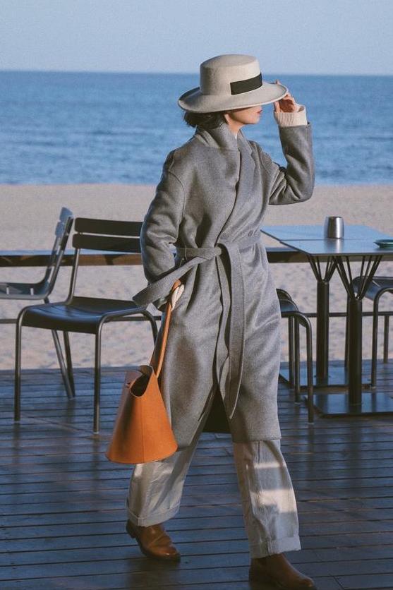 三木呢子大衣搭配,三木呢子大衣搭配图