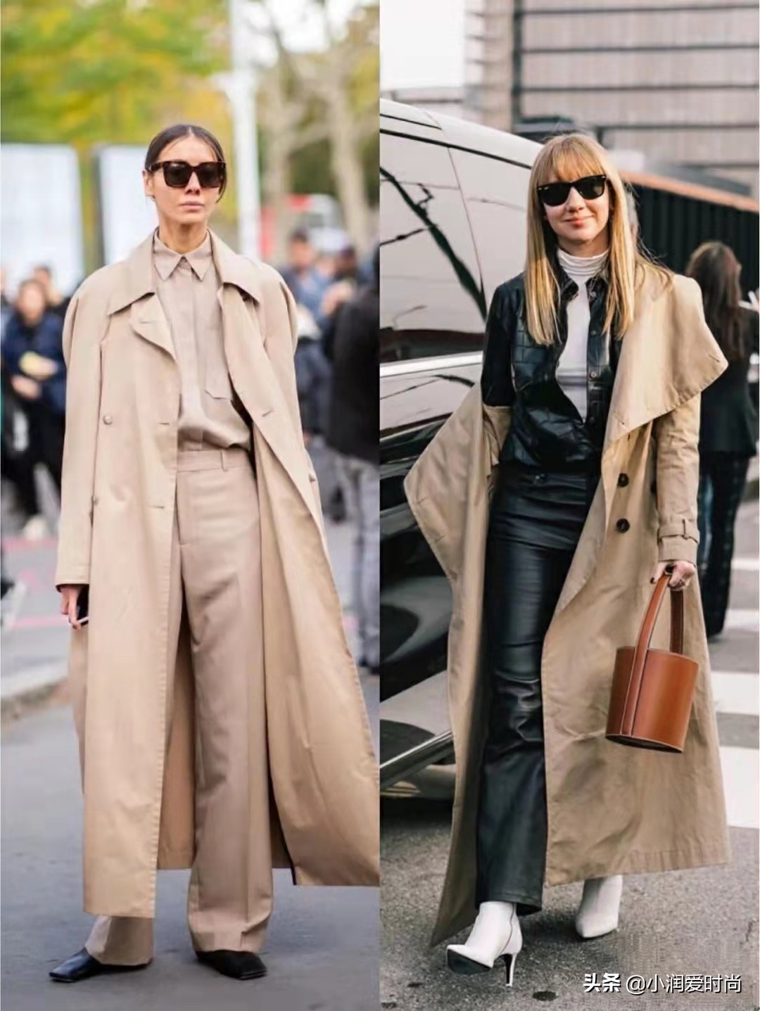 卡其色风衣秋冬穿搭示范大全,深卡其色风衣秋冬穿搭示范大全