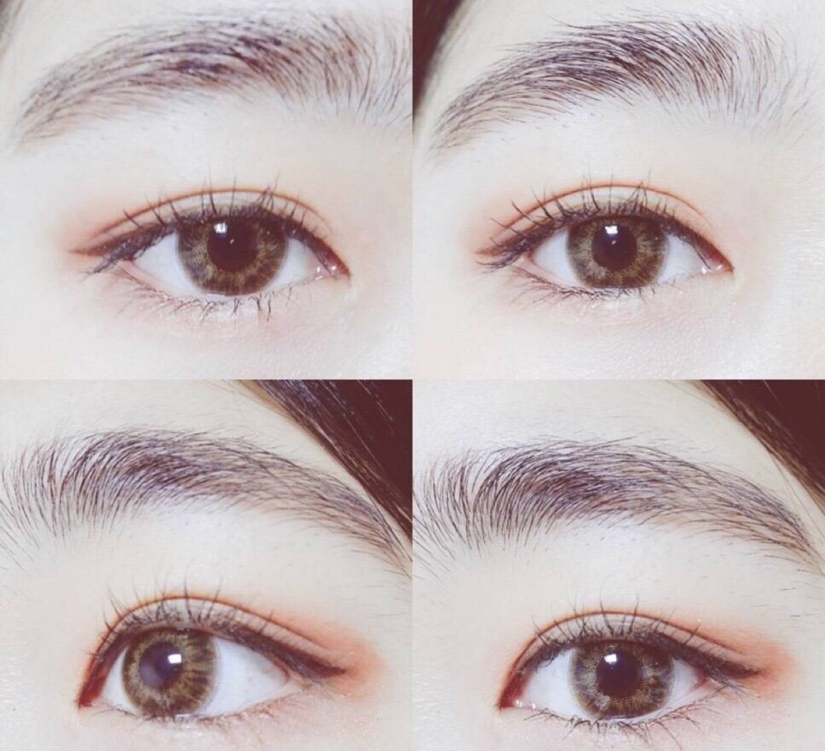 单眼皮内双日常眼妆画法,单眼皮贴双眼皮怎么画眼妆教程