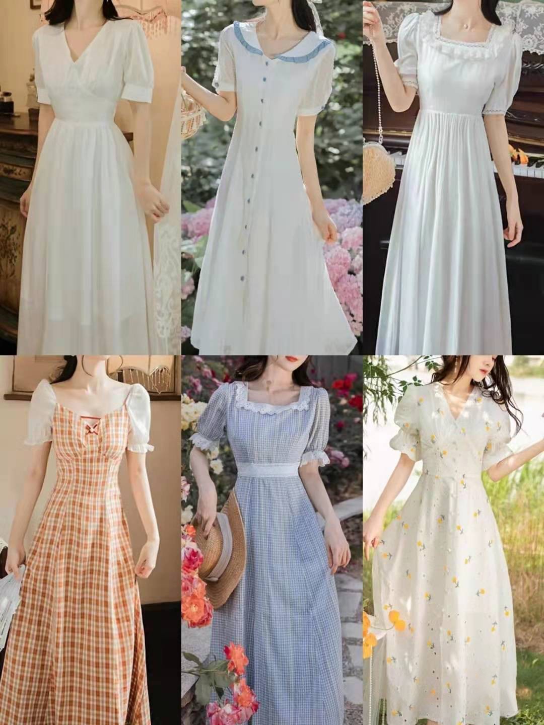 小个子夏季连衣裙穿搭博主,158小个子穿85衣长的连衣裙适合吗
