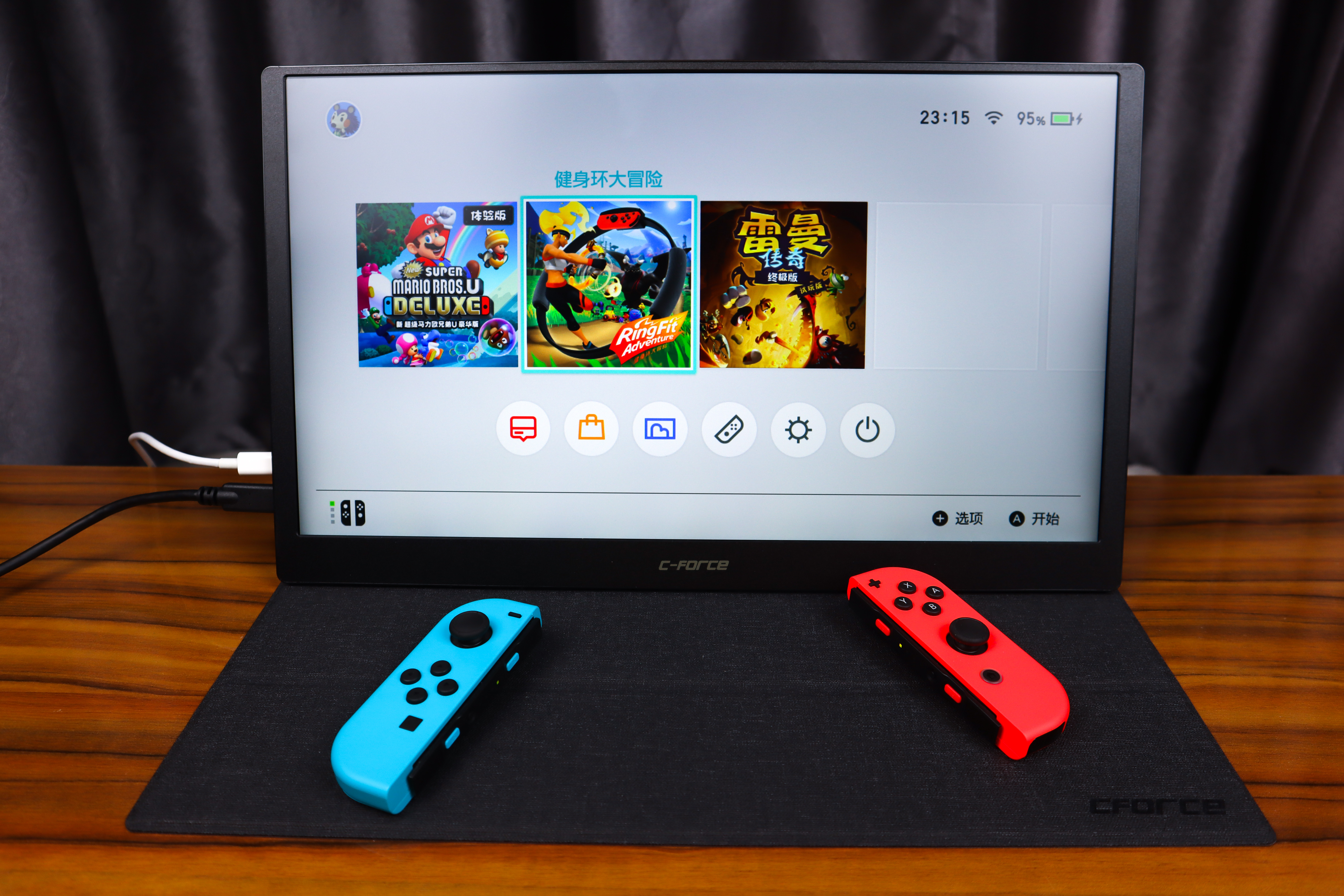 cforce便携显示屏011x,cforce便携屏幕评测