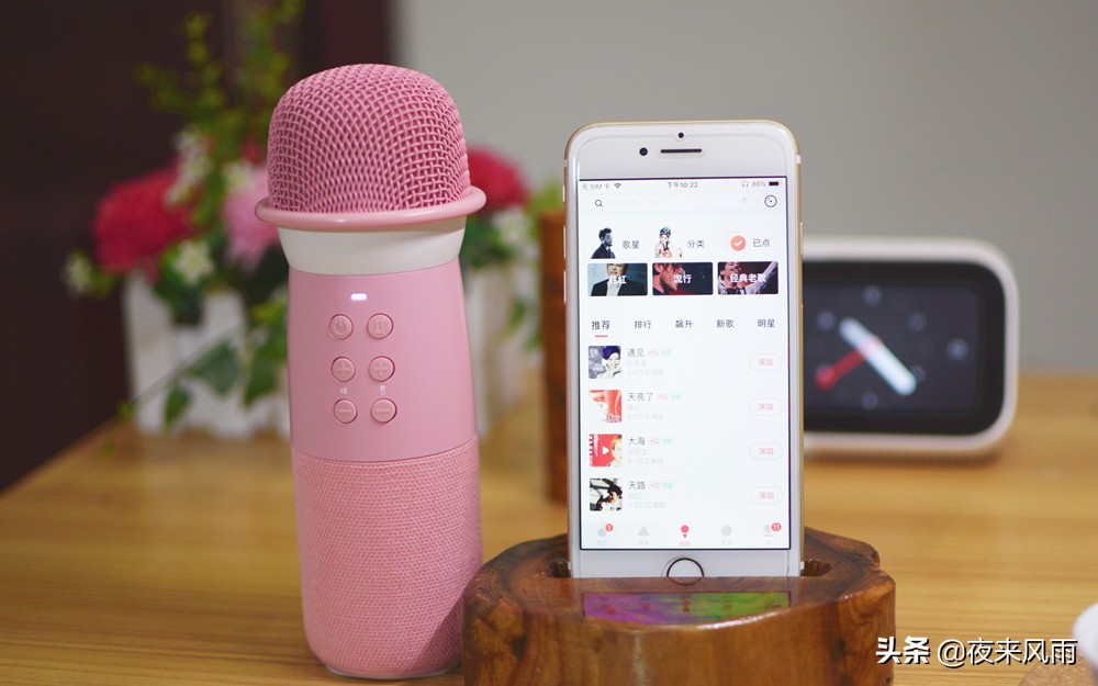 小米麦克风大屏版唱吧,三向喇叭麦克风