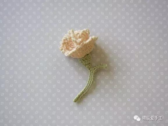 钩针康乃馨花束图解,母亲节康乃馨花束手工制作简单