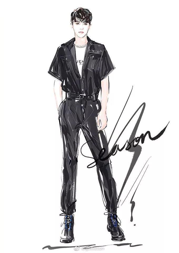 精美水墨插画,那些浪漫的水墨画插画