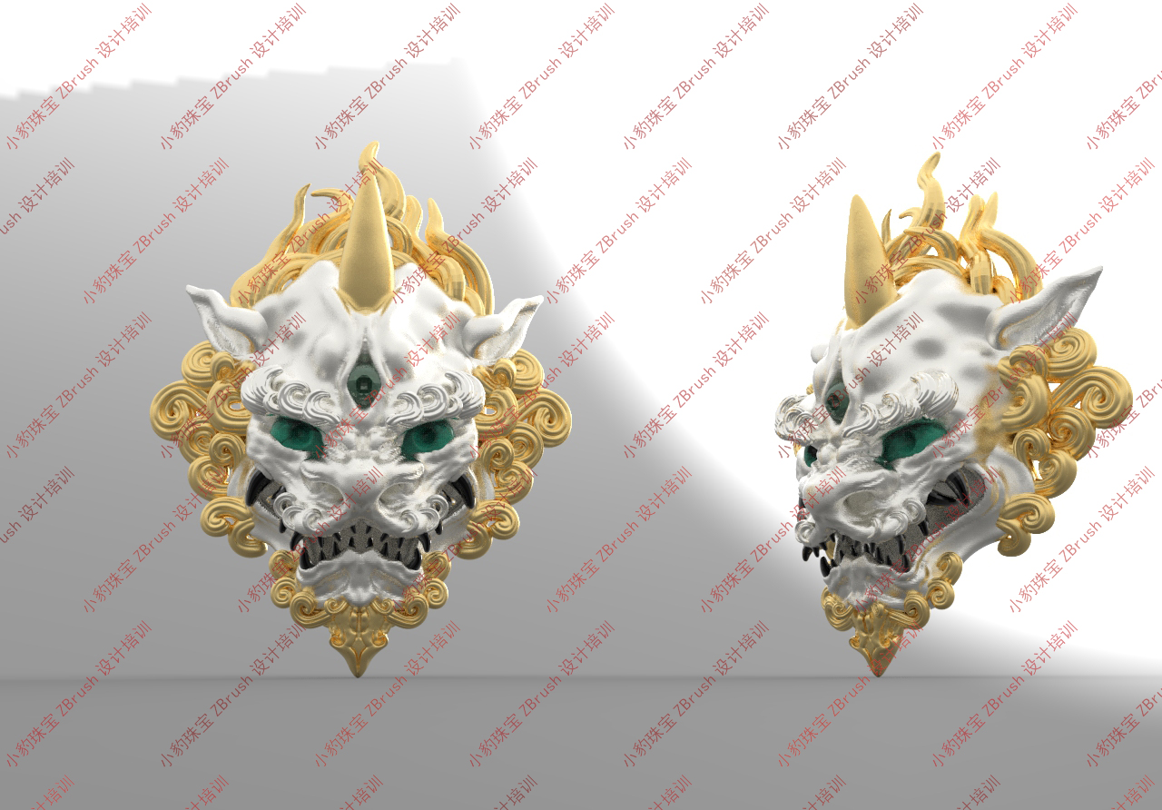 2023zbrush戒指基础教学,小豹珠宝zbrush设计教学