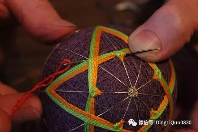 刺绣手鞠球制作步骤,绣手鞠球的正确方法