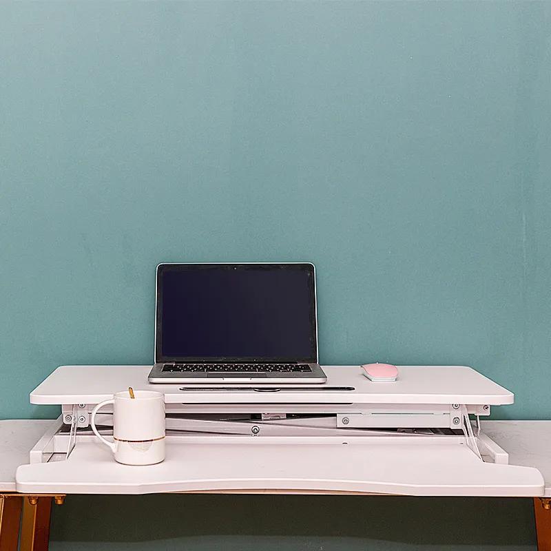 站立办公升降笔记本电脑桌,折叠式台式可升降电脑桌