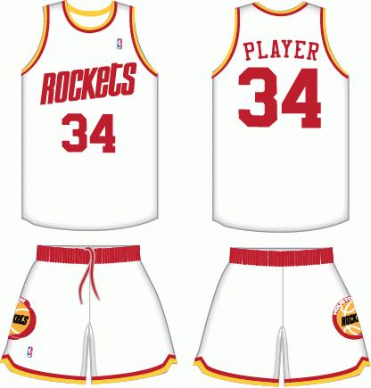 火箭队服装演变,火箭回顾队史