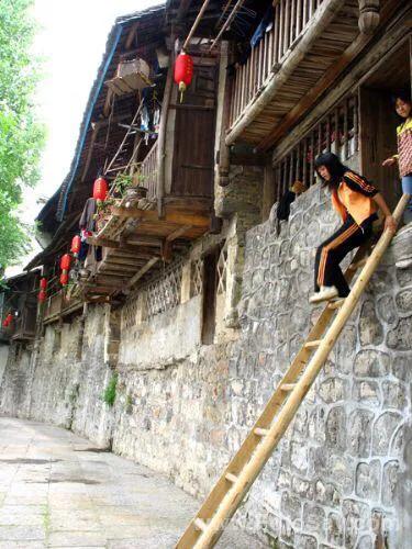 四川三汇吊脚楼图片,重庆中山古镇吊脚楼