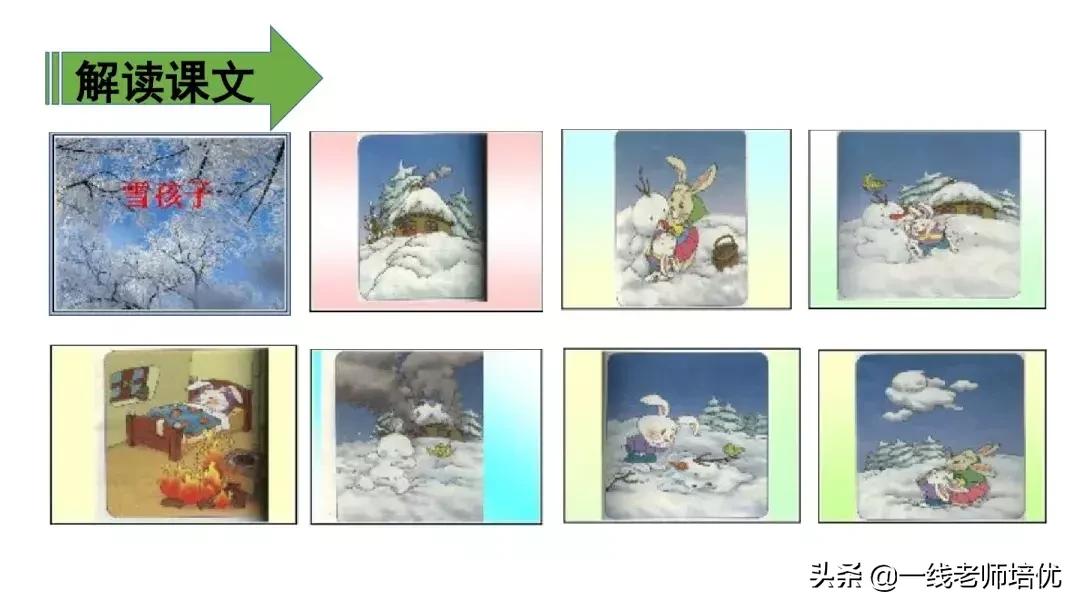 二年级语文上册雪孩子生字加拼音,雪孩子二年级部编优质课教学视频
