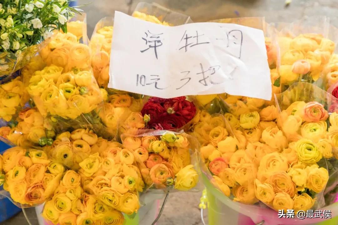 成都便宜的大花市,成都街边卖花一元一束