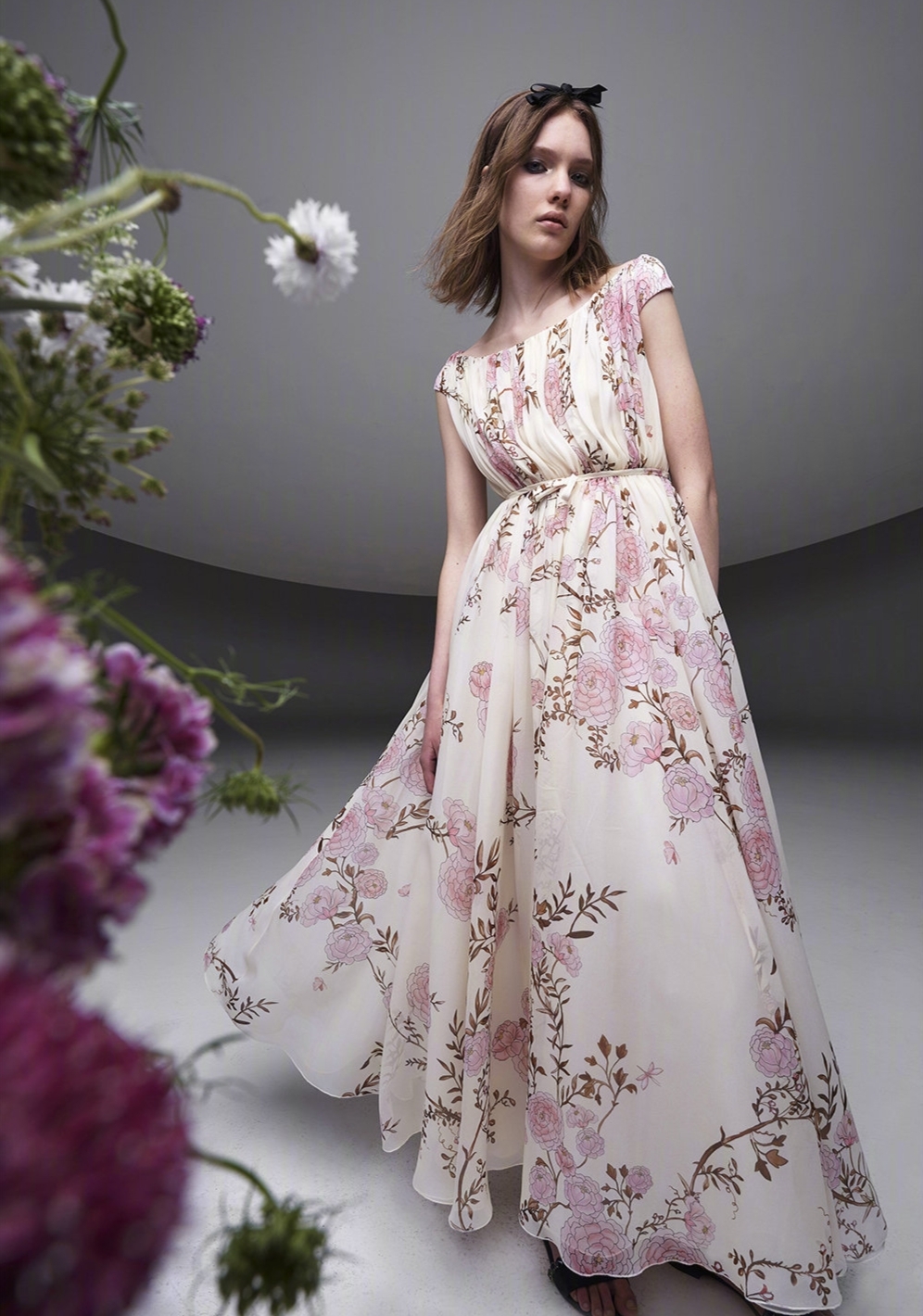 碎花雪纺连衣裙秋冬气质搭配,雪纺连衣裙子夏季穿搭