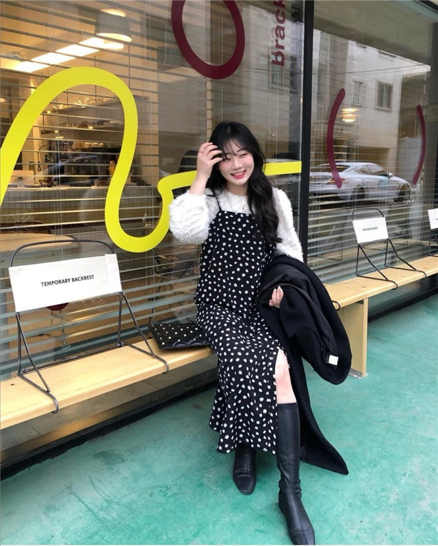 韩版穿搭女装高级感叠穿,冬季穿搭女生高级感韩系叠穿