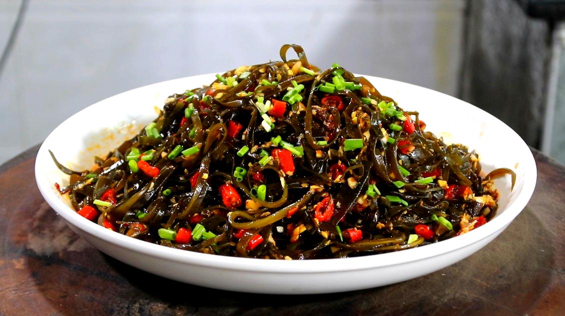 酸辣凉拌海带莲藕,酸辣凉拌海带的配料