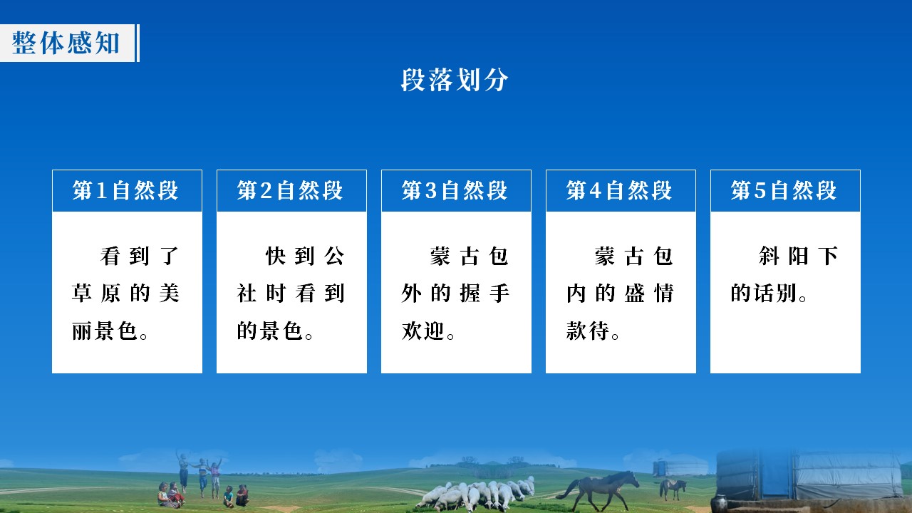 六年级第一课草原ppt,六年级上册第1课草原ppt课件