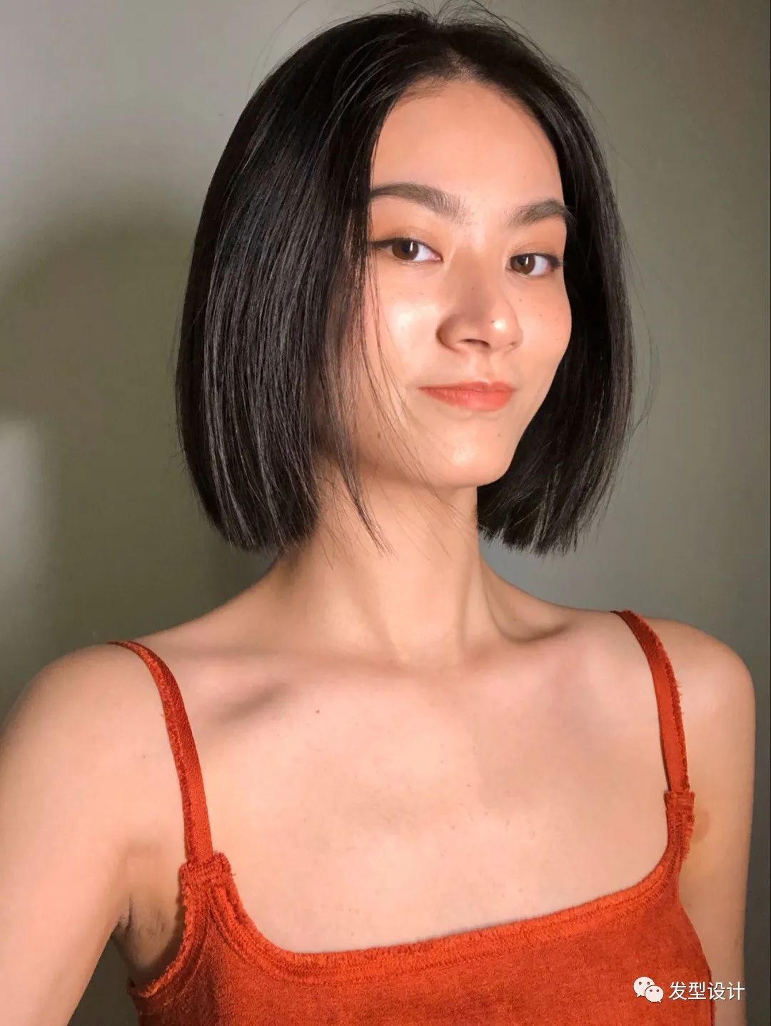 八大网红刘海短发,无刘海短发发型女