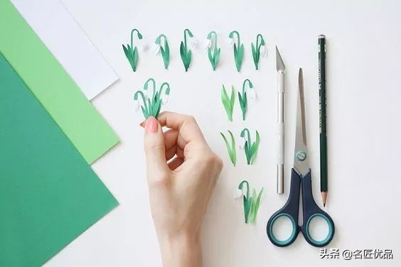 适合做多层立体纸雕的图,屋子半立体纸雕