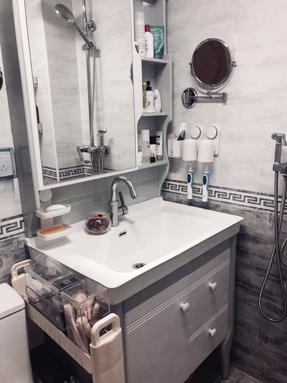 拯救小卫生间的10个设计,几个绝妙小设计拯救脏乱差卫生间