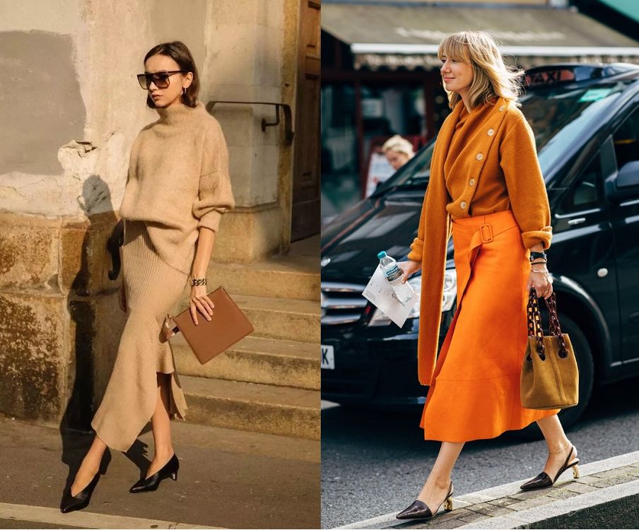 120斤158cm胖mm穿搭裙子,120斤160微胖女生秋装毛衣穿搭