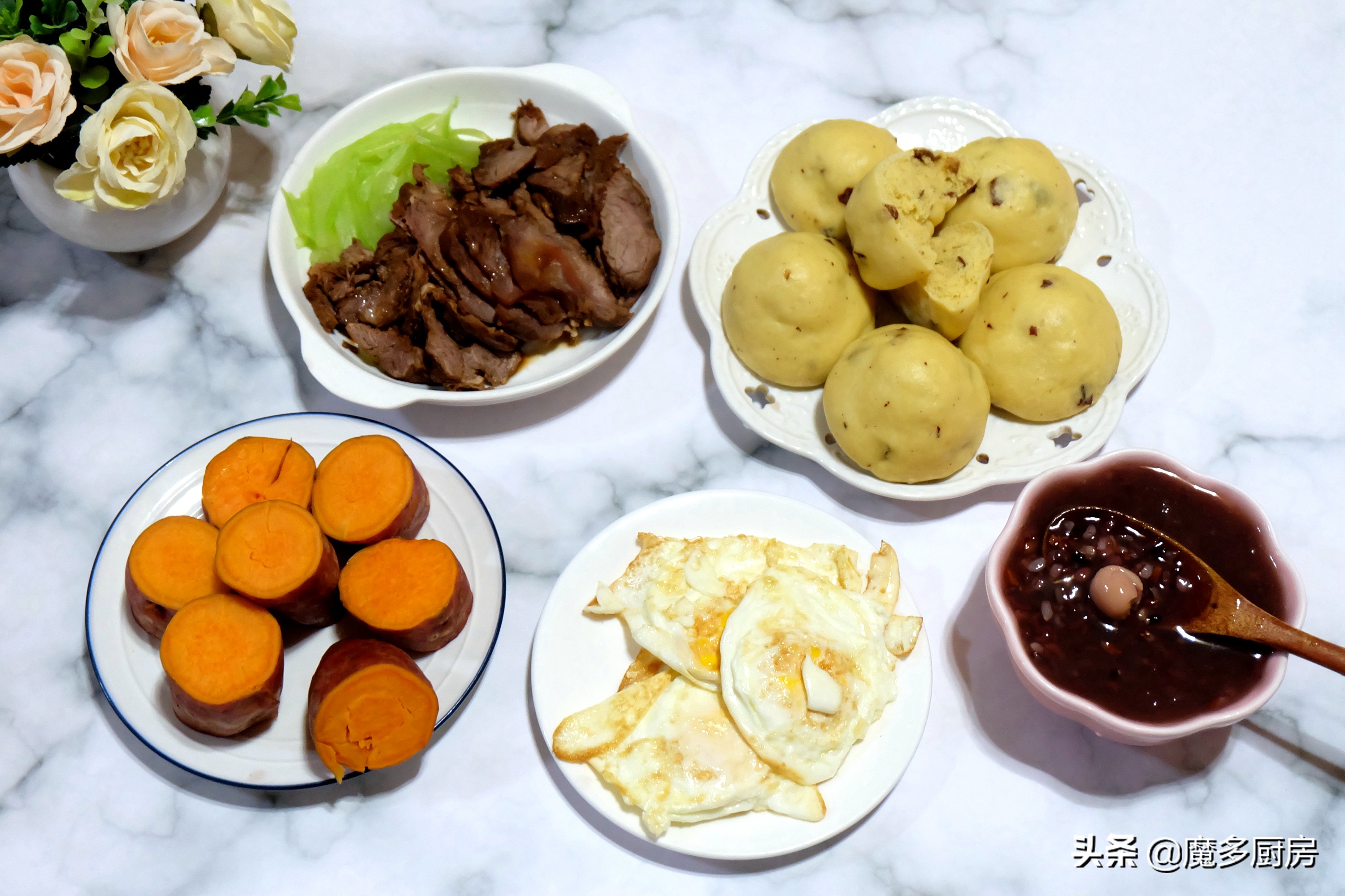 孩子假期给妈妈做早餐简单不重样,开学早餐简单易做营养不重样