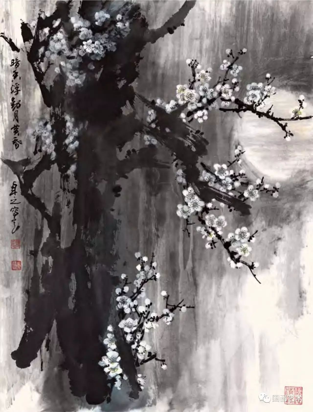 图文教程梅花,国画梅花的画法视频