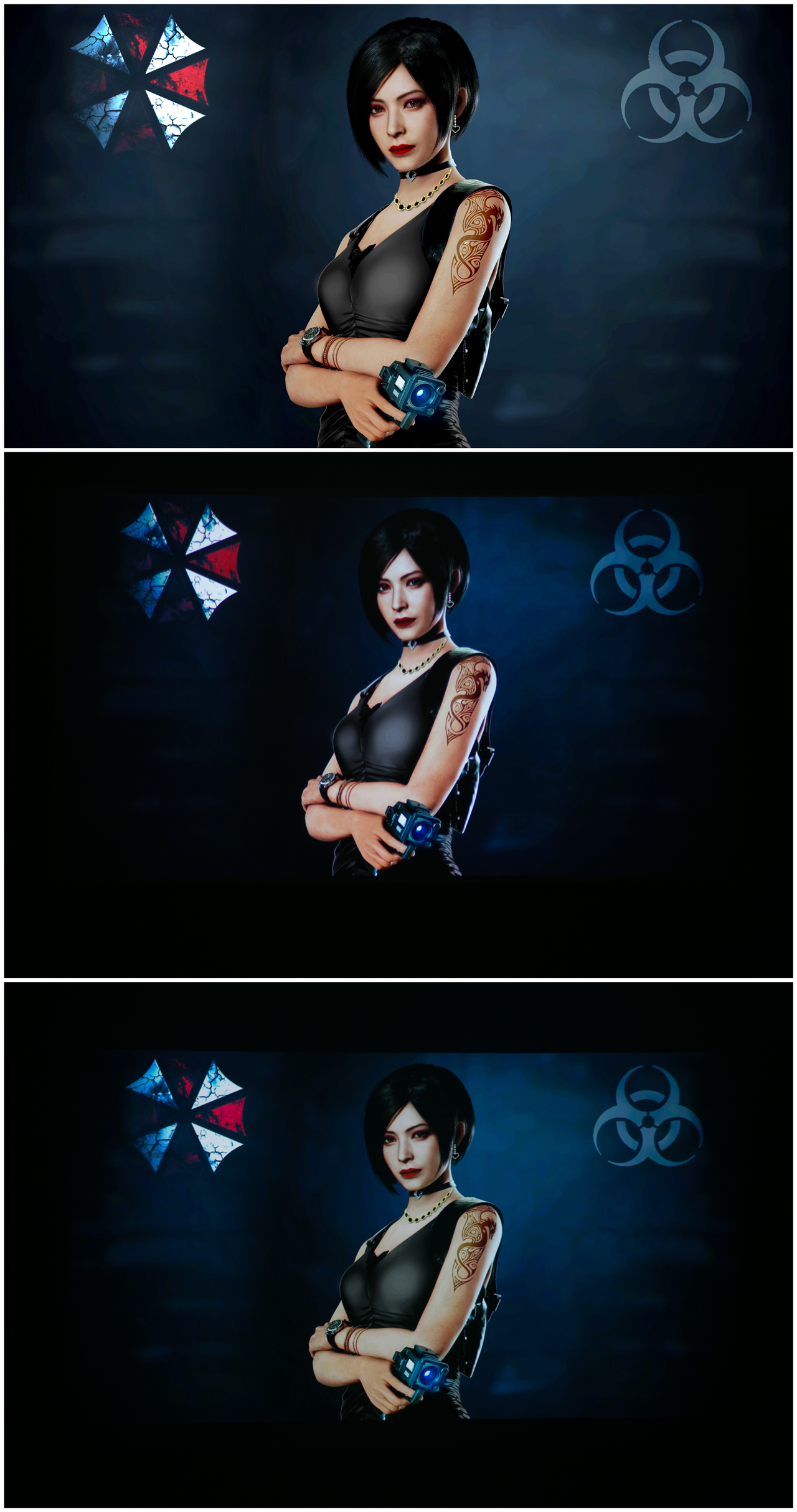 4k投影看1080p效果,全面屏对比