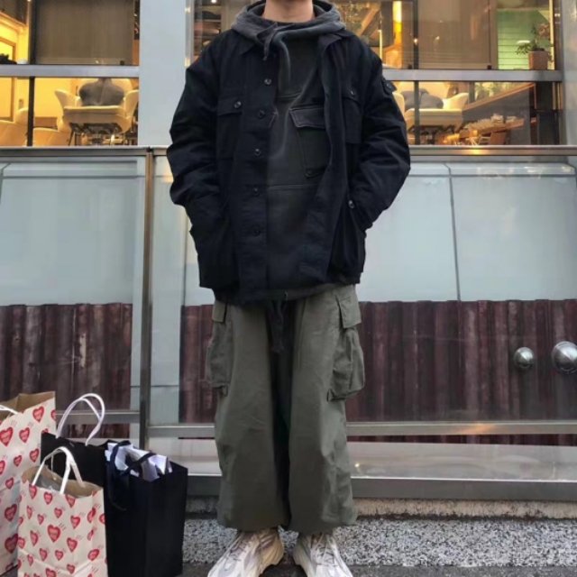 日式风格男工装,男士设计感工装