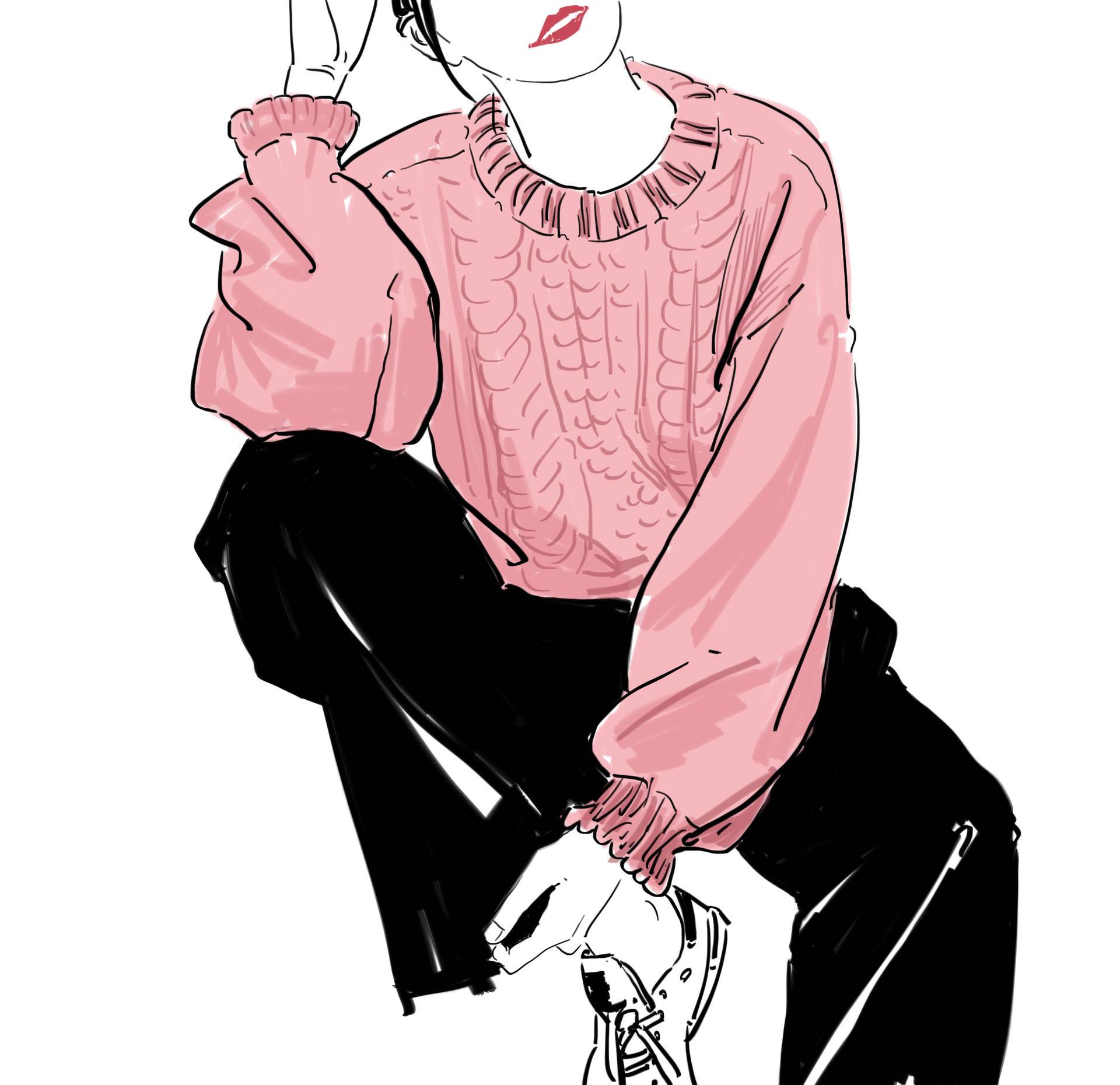 你看看现在的时尚icon，谁秋冬还在穿驼色？千娇百媚的粉才是首选