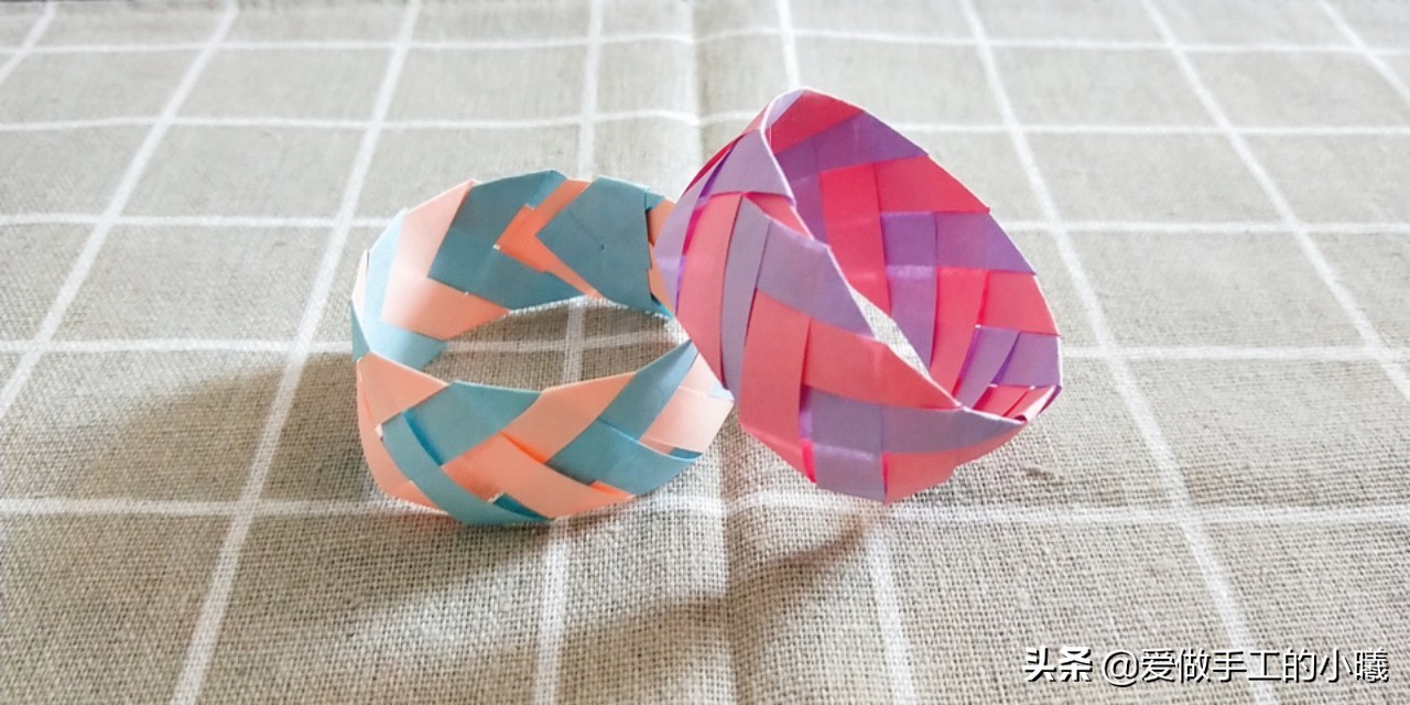 可爱的小熊手环简单手工,小兔子手环手工教程