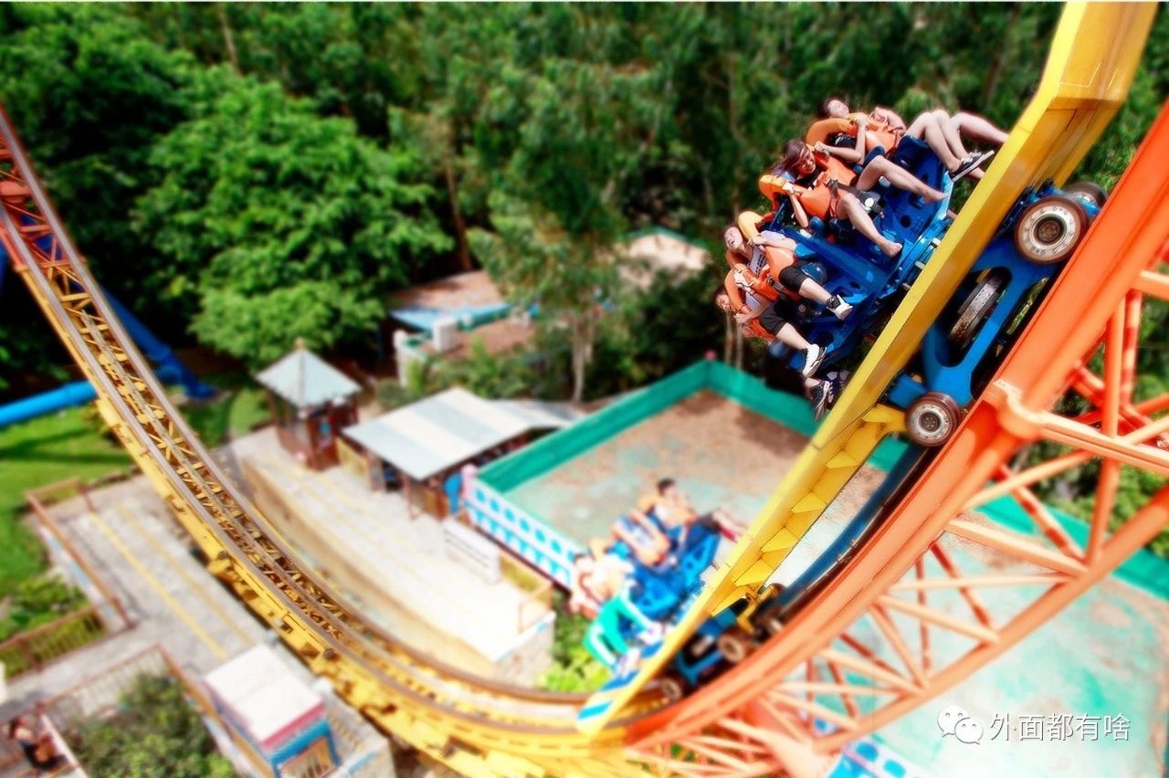 广州长隆欢乐世界惊险项目,在高空看广州长隆欢乐世界