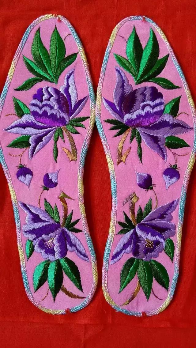 好看的刺绣鞋垫图案大全,刺绣鞋垫100种图片